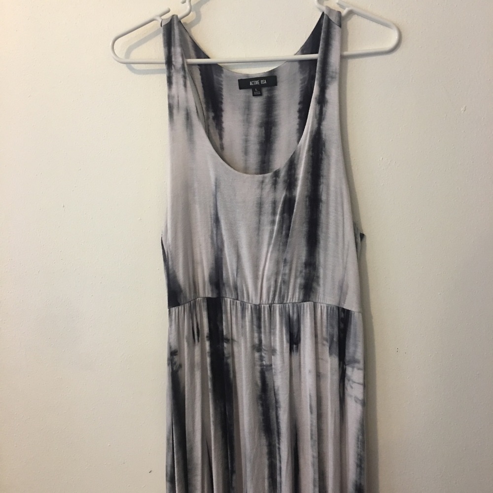 Soft patterned maxi dress